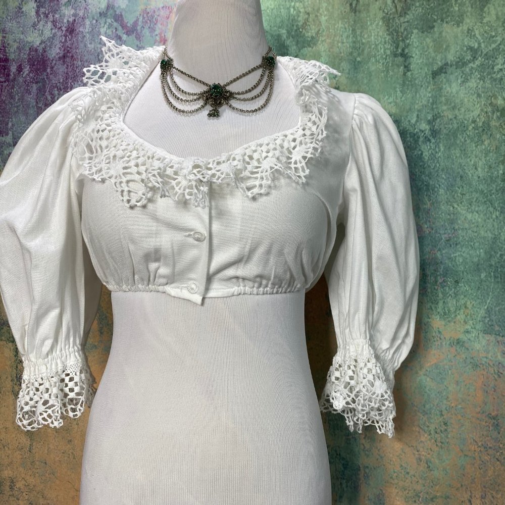 📌Chiemseer Bavarian Dirndl Original Traditional High-Quality w/ Blouse & Apron - Picture 6 of 16